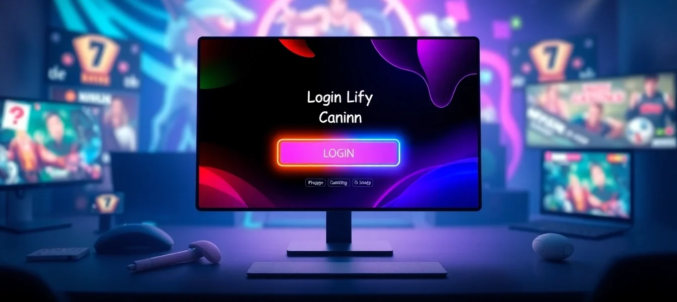 Clear illustration of a secure ck999 login page with a user entering credentials on a modern gaming platform, highlighting ease of access and security features.