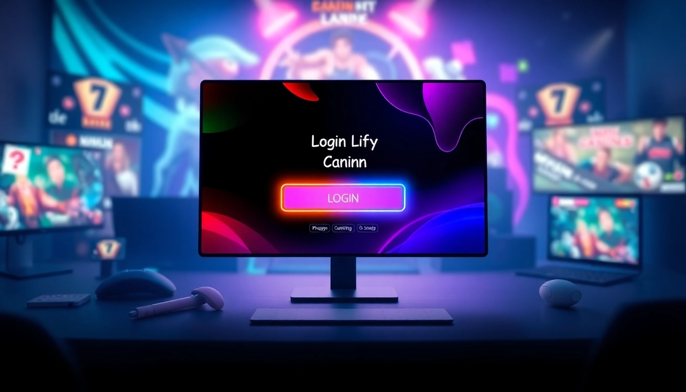 Clear illustration of a secure ck999 login page with a user entering credentials on a modern gaming platform, highlighting ease of access and security features.
