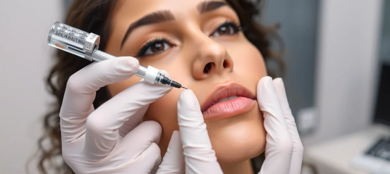 Facharzt führt eine Botox Behandlung in Zürich durch, um Falten zu glätten und das Hautbild zu verjüngen.
