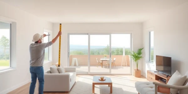 Replace a sliding glass door with a modern, energy-efficient unit that opens smoothly.