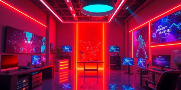 A vibrant scene displaying an ai image generator no restrictions powering unlimited AI art creation, emphasizing freedom and creativity.