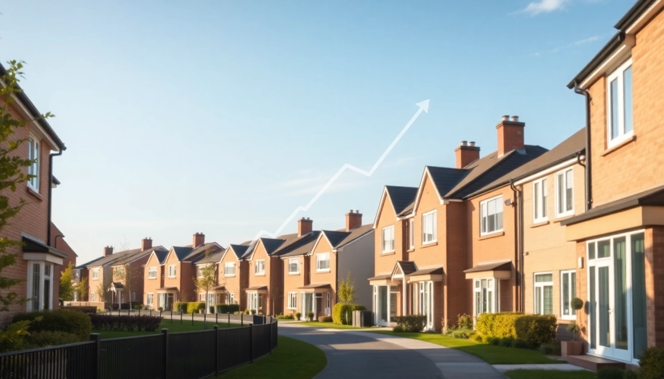 UK homeowners and real estate agents viewing Nationwide House Price trends on digital dashboards