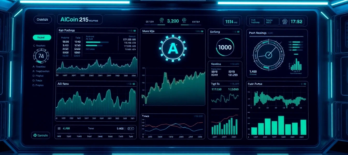 AICoin market analysis dashboard showcasing real-time data and charts for investors and traders