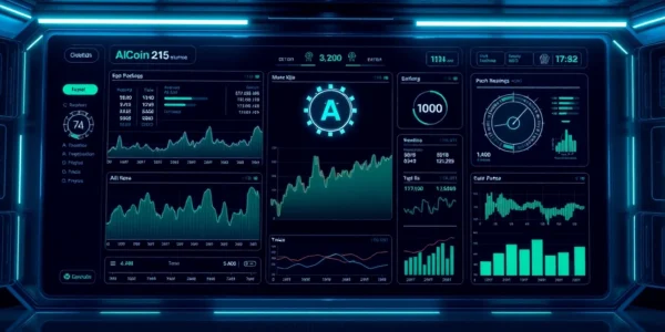 AICoin market analysis dashboard showcasing real-time data and charts for investors and traders