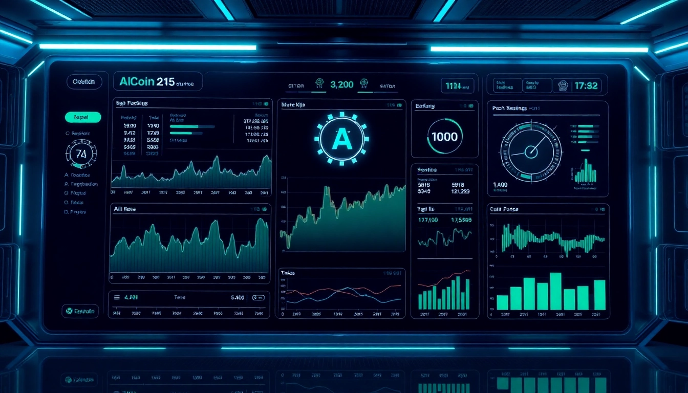 AICoin market analysis dashboard showcasing real-time data and charts for investors and traders